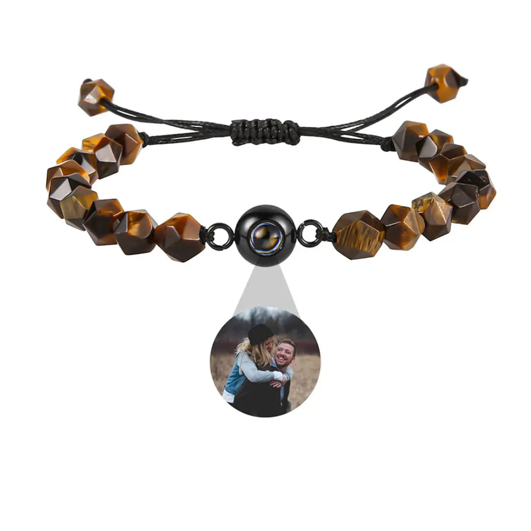 Pulsera de piedra personalizada con foto