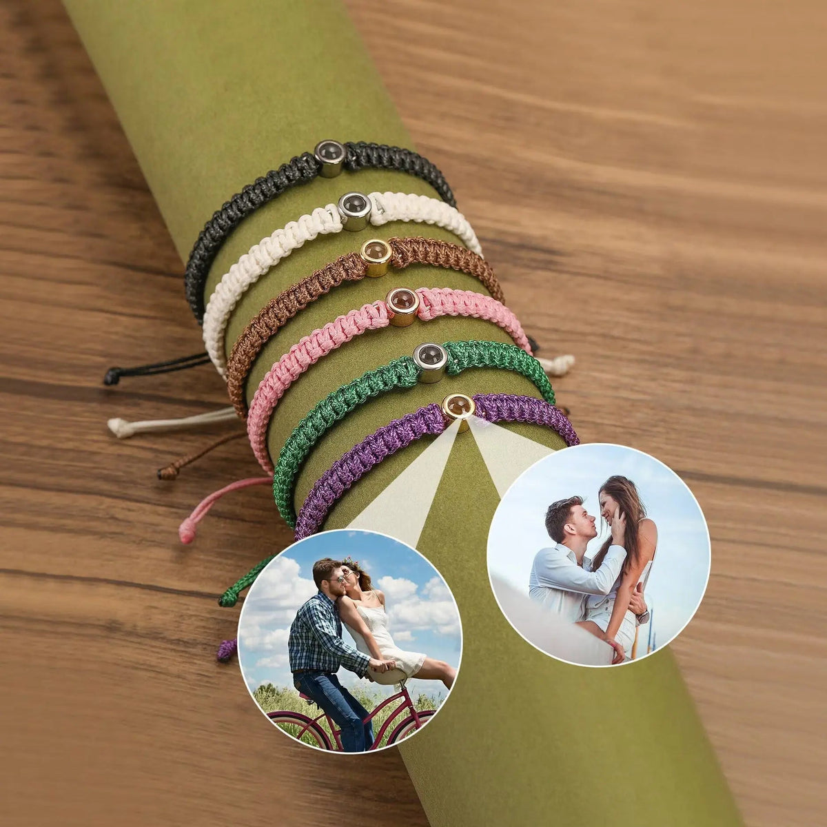 Pulsera de proyección de fotos personalizada
