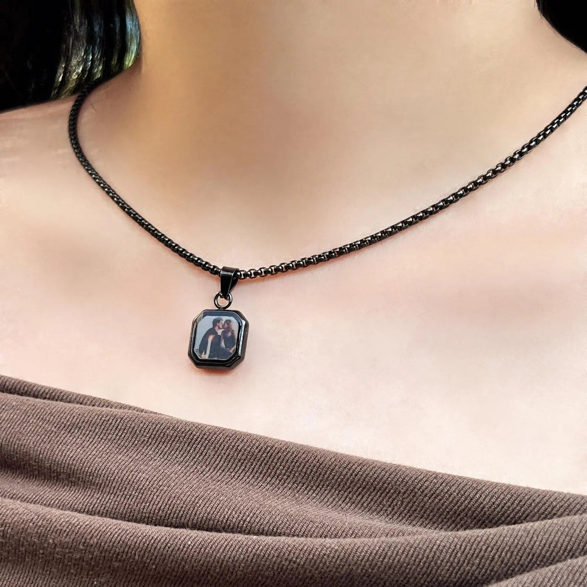 Collar personalizado con foto secreta