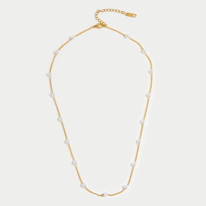 Collar Nura de perla de oro de 18 quilates